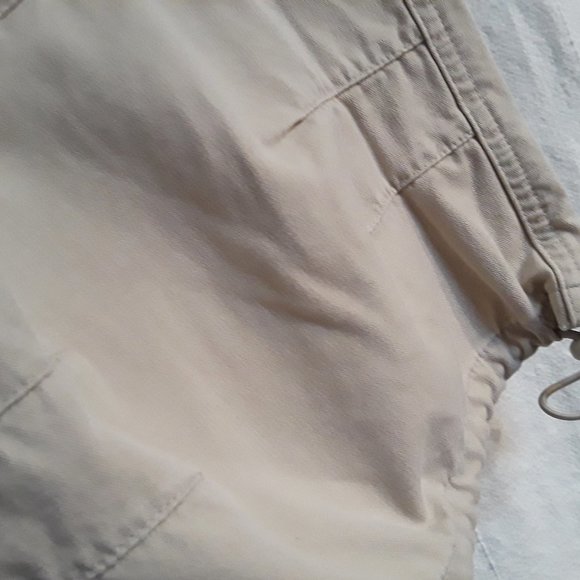 Old Navy 29" Waist Below The Knee Khaki Cargo Shorts W/Cinch (T-398) - Picture 5 of 5